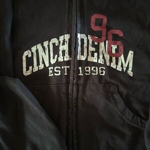 Cinch zip up hoodie size 10.